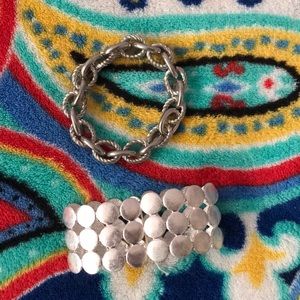 Silver bracelets